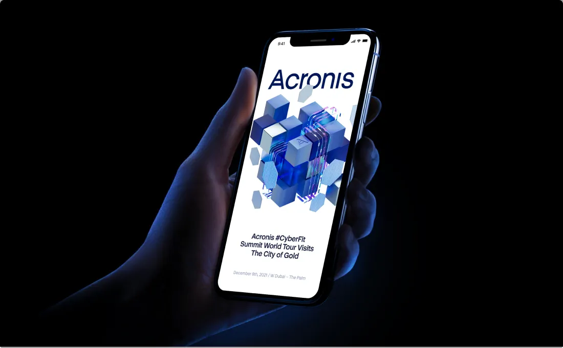 Acronis Web case preview
